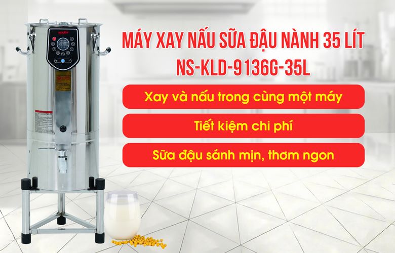 Máy xay nấu sữa đậu nành 35 lít NS-KLD-9136G-35L