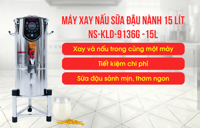 Máy làm sữa đậu nành đa năng NS-KLD-9136G – 15L