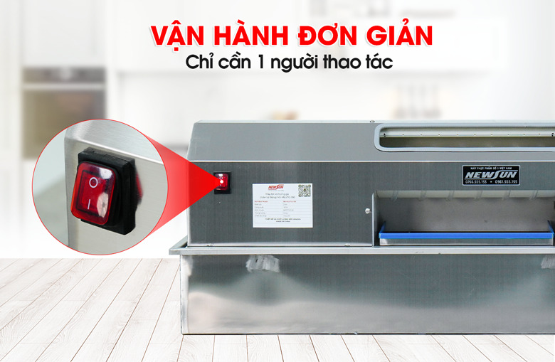 Thao tác đơn giản, một người cũng có thể vận hành
