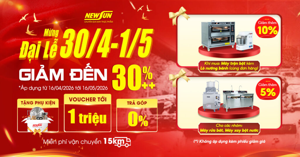 CHƯƠNG TRÌNH KHUYẾN MÃI MỪNG ĐẠI LỄ 30/4 – 1/5/2026