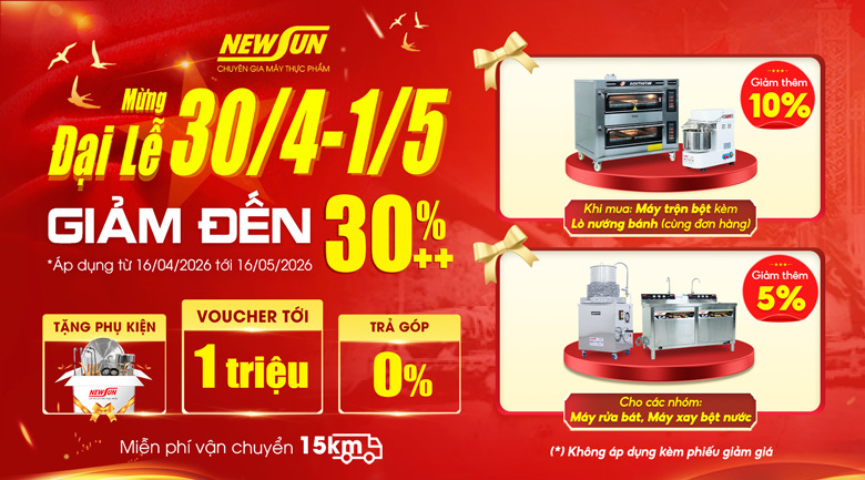 CHƯƠNG TRÌNH KHUYẾN MÃI MỪNG ĐẠI LỄ 30/4 – 1/5/2026