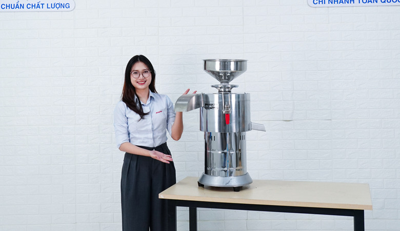 Máy xay đậu nành tách bã 120kg sở hữu thiết kế gọn gàng