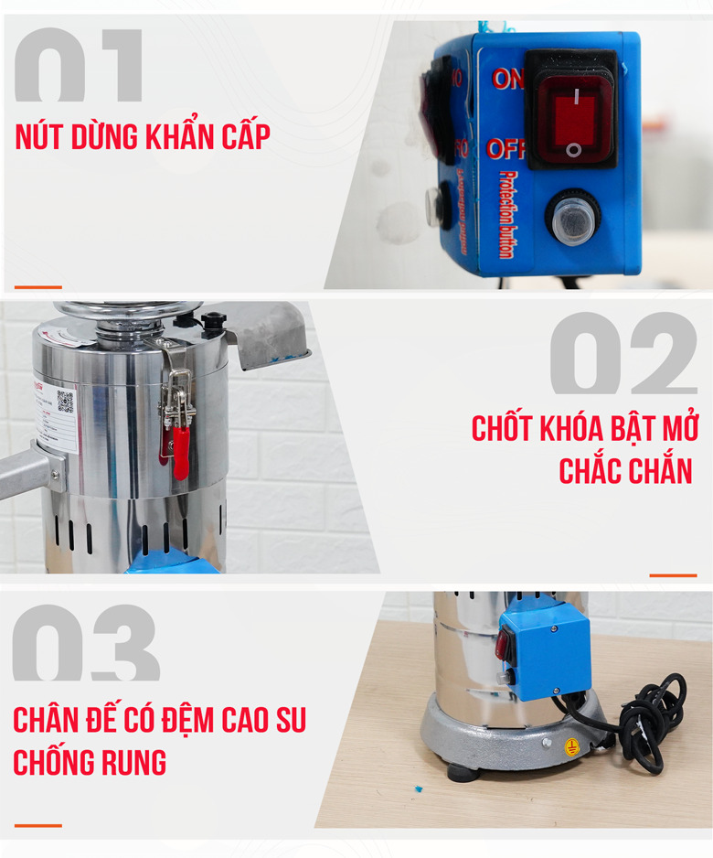 Một số chi tiết khác giúp hỗ trợ việc vận hành