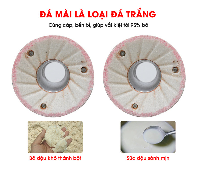 Bộ đá nghiền chắc chắn, hỗ trợ vắt kiệt tới 95% bã