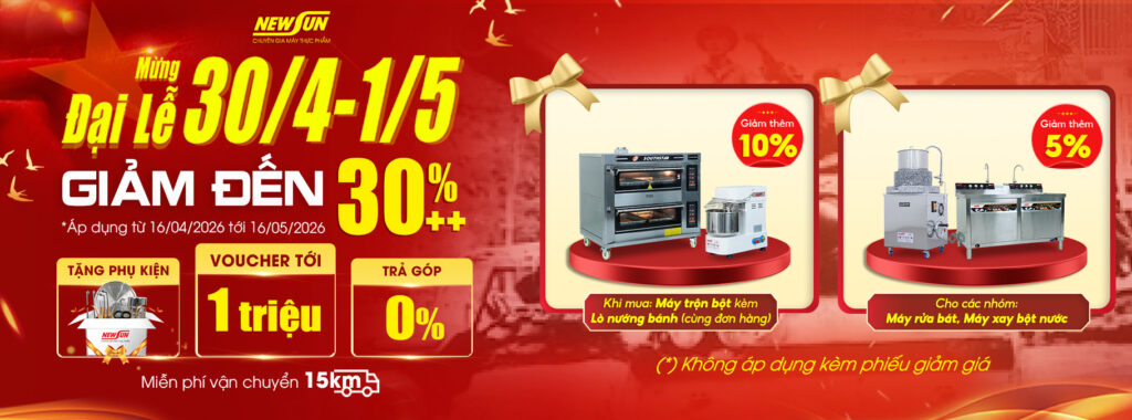 CHƯƠNG TRÌNH KHUYẾN MÃI MỪNG ĐẠI LỄ 30/4 – 1/5/2026