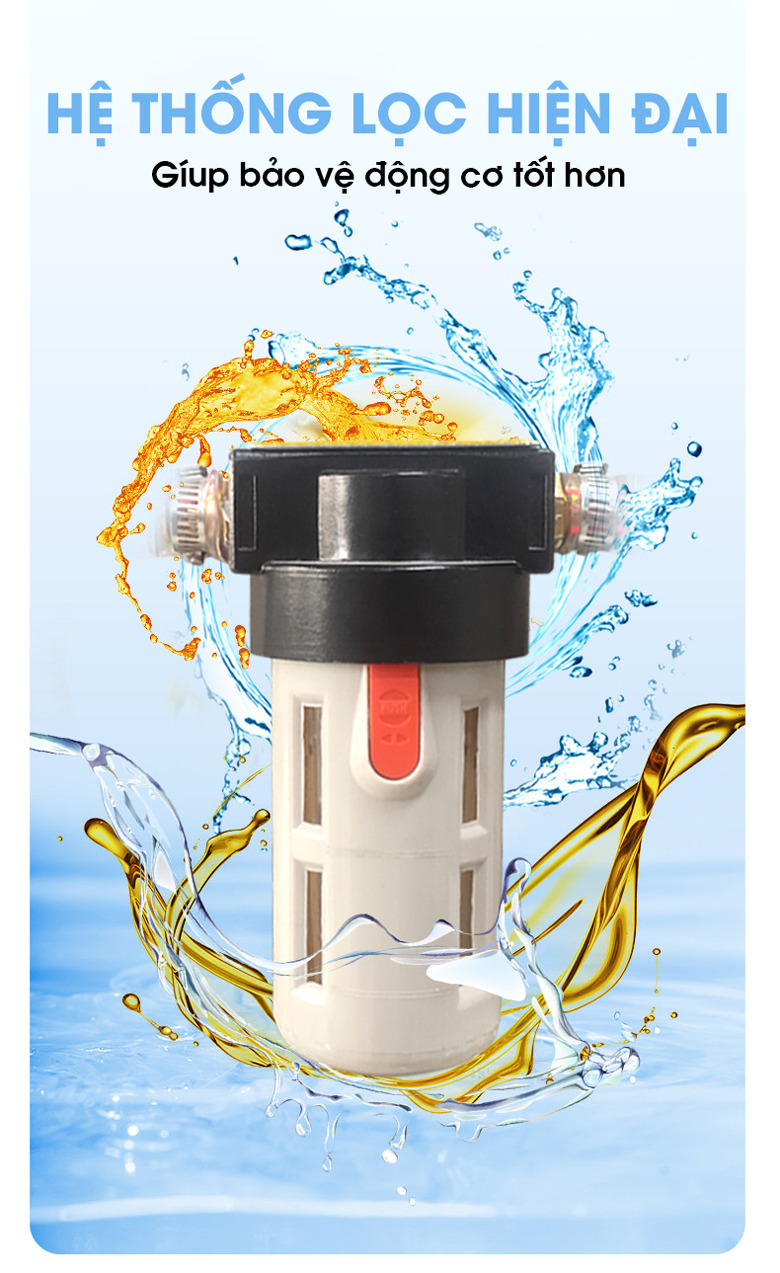 Hệ thống lọc thông minh, giúp máy vận hành ổn định