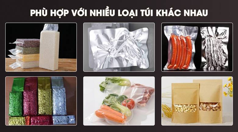 Phù hợp với nhiều loại túi khác nhau 