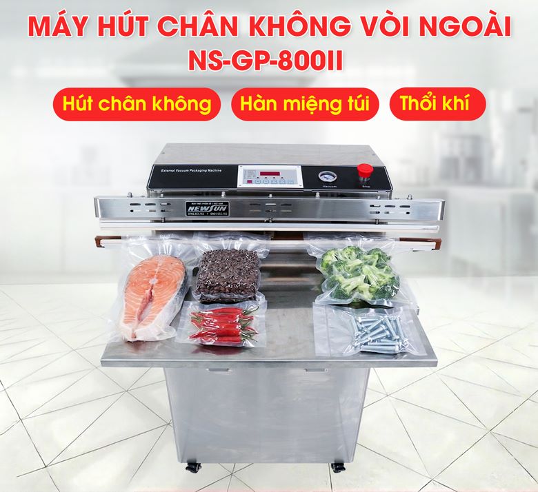 Máy hút chân không vòi ngoài NS-GP-800II