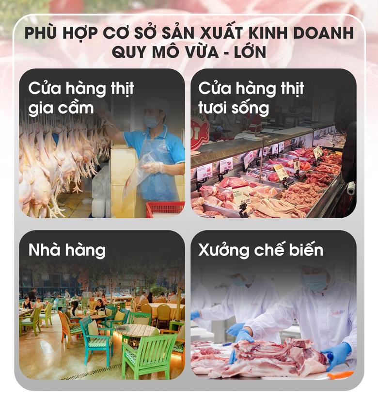 Phù hợp cho các cơ sở sản xuất kinh doanh 