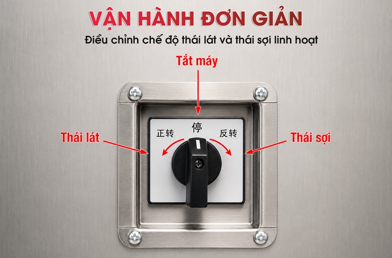Thiết kế inox chắc chắn, nhỏ gọn