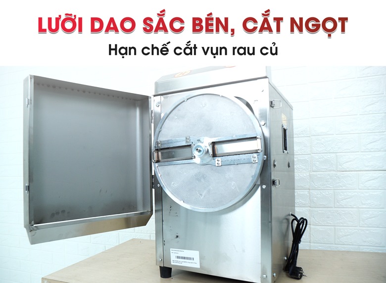 Dao cắt sắc bén, cho thành phẩm đẹp và hạn chế dập nát