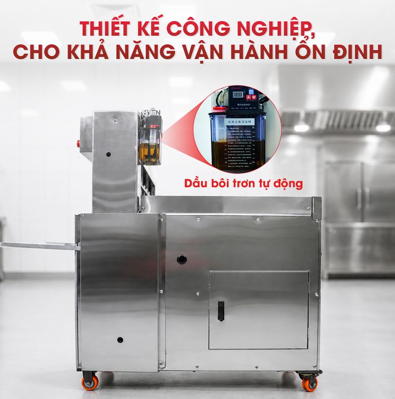 Thiết kế công nghiệp chắc chắn, vận hành ổn định