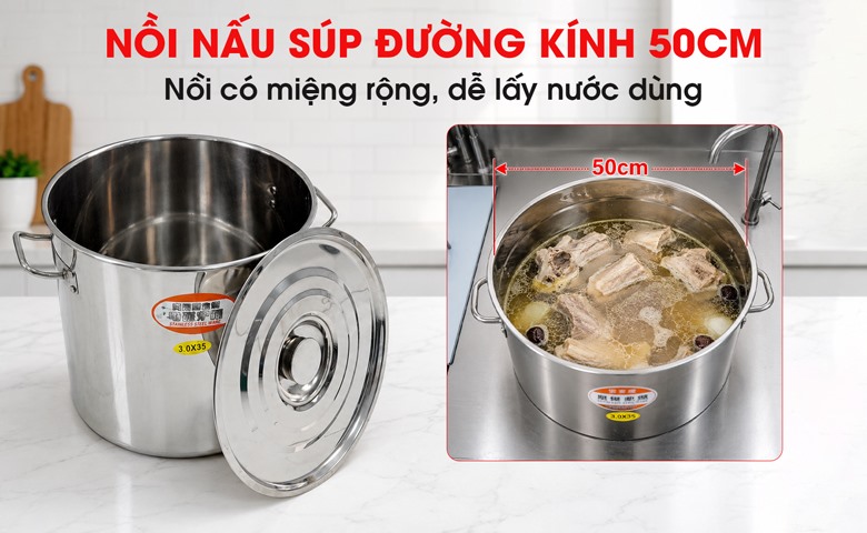 Nồi nước dùng đường kính 50cm