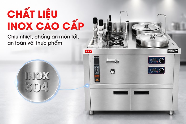 Chất liệu inox 304 bền bỉ,