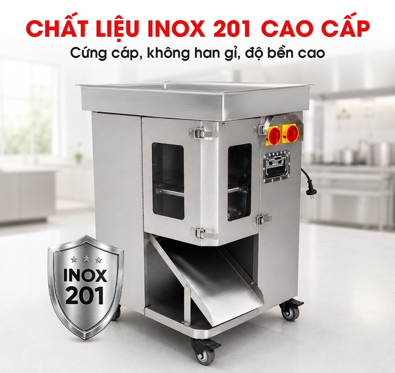 Thiết kế tối ưu, kết cấu inox 201 chắc chắn 