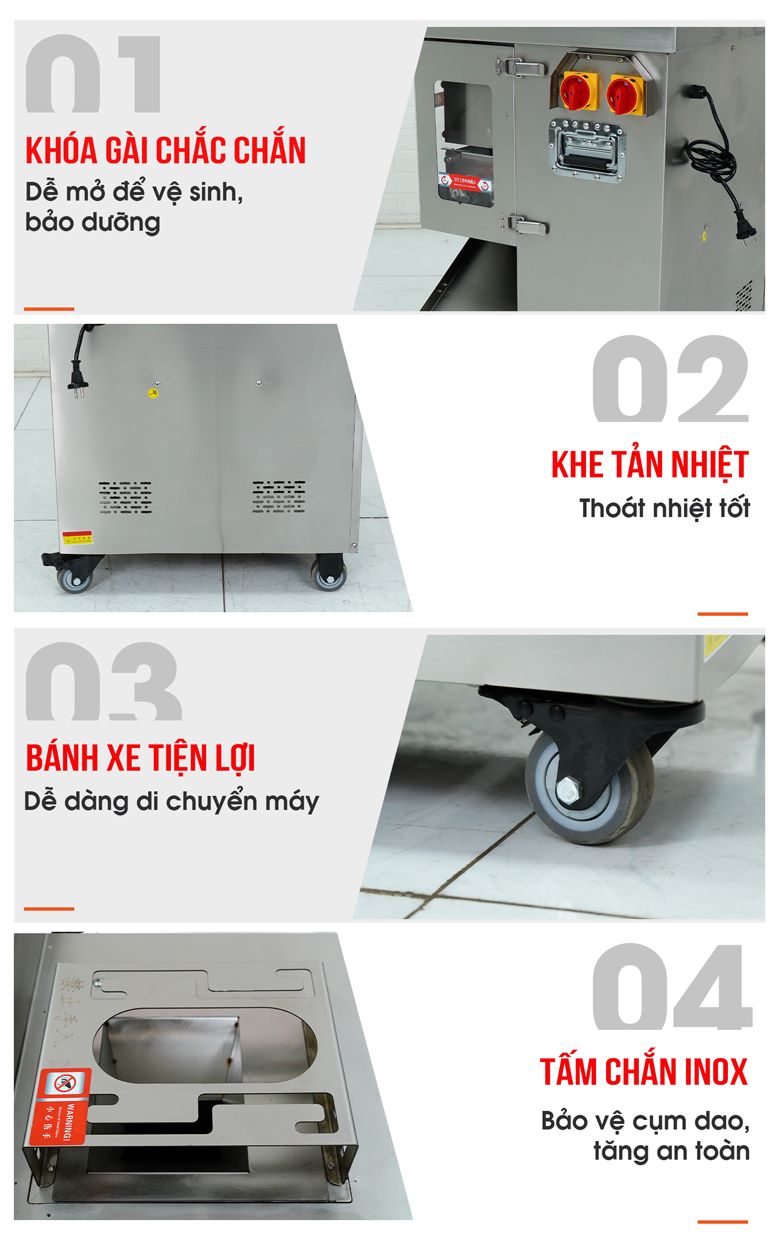 Máy cũng được trang bị nhiều chi tiết hỗ trợ