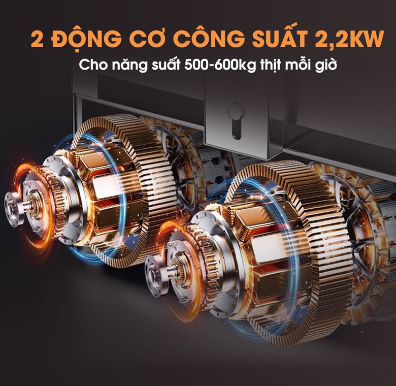 Hai động cơ hoạt động độc lập, vận hành ổn định