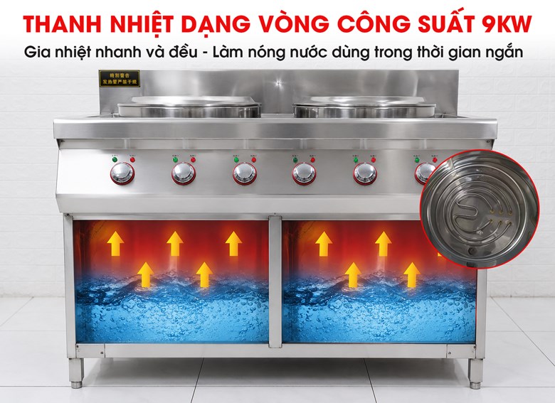 Thanh nhiệt công suất 9kW gia nhiệt nhanh