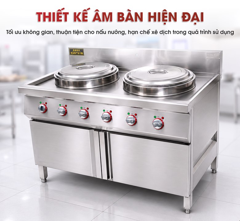 Thiết kế âm bàn hiện đại, tối ưu diện tích