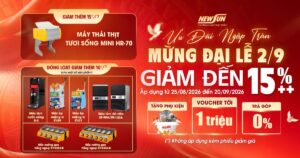 CHƯƠNG TRÌNH KHUYẾN MÃI QUỐC KHÁNH 02/09/2026