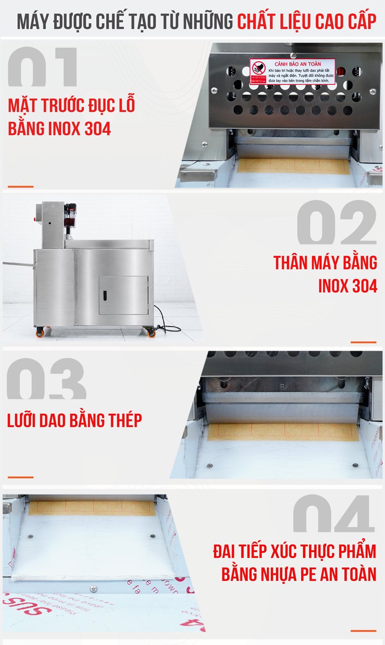 Kết hợp nhiều chất liệu cao cấp nâng cao độ bền cho máy