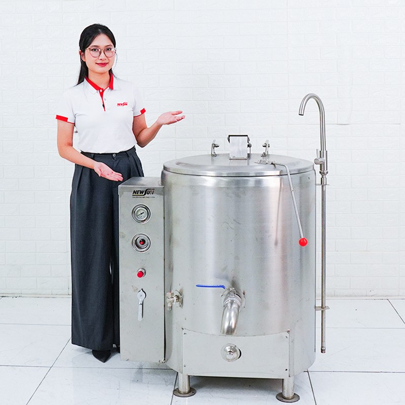 Hướng dẫn sử dụng nồi nấu cháo bằng gas DNH-1G 150L