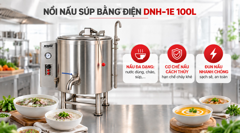 Nồi nấu súp bằng điện DNH-1E 100L