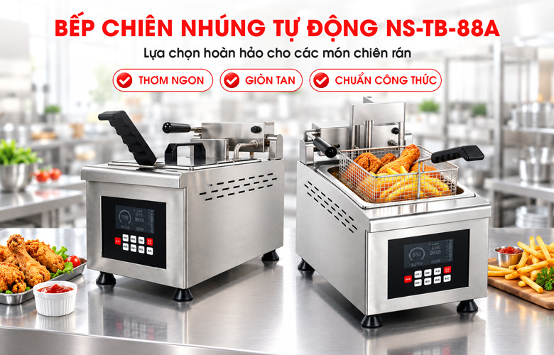 Bếp chiên nhúng tự động TB-88A
