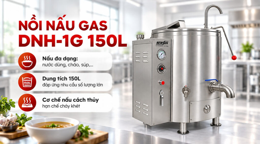 Nồi nấu gas DNH - 1G 150L
