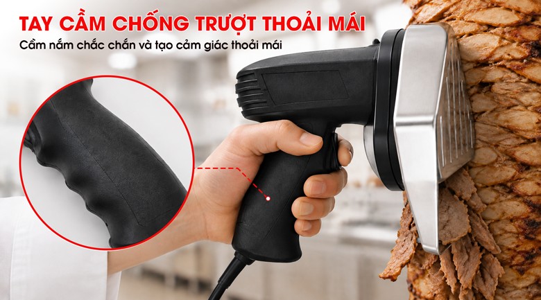 Trọng lượng nhẹ, cầm chắc tay khi sử dụng