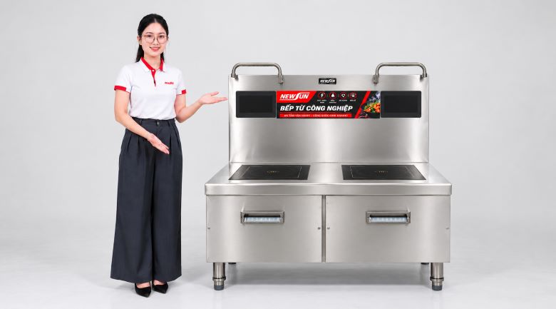Hai mặt bếp riêng biệt, linh hoạt bật/ tắt khi nấu nướng