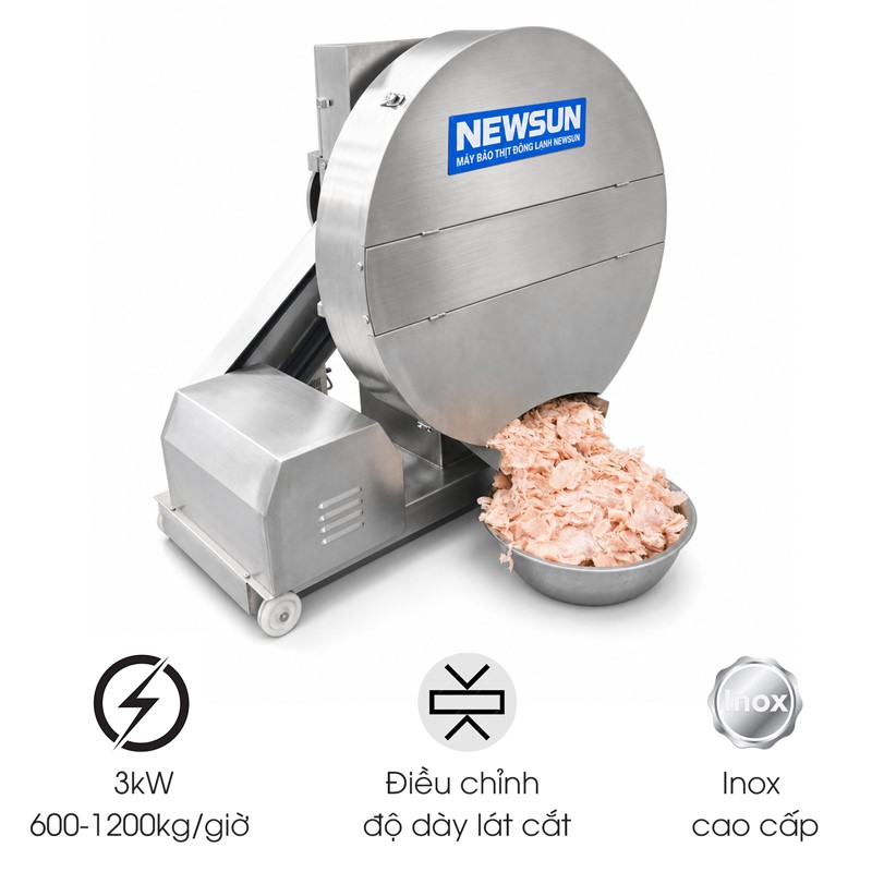 Máy chặt thịt mỡ đông lạnh BR-950
