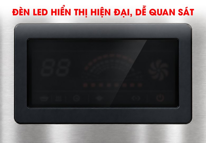 Đèn LED hiển thị rõ nét, hỗ trợ theo dõi vận hành