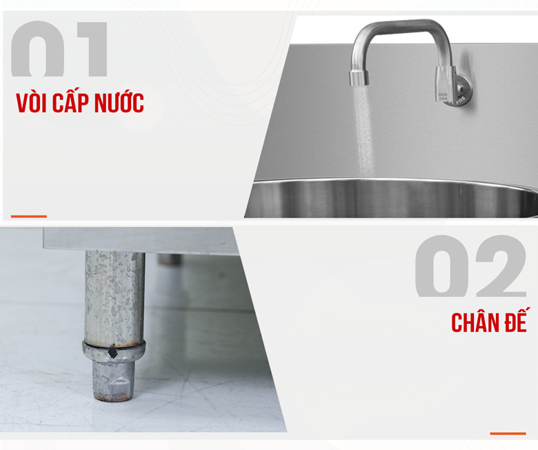 Trang bị thêm các chi tiết hỗ trợ đun nấu