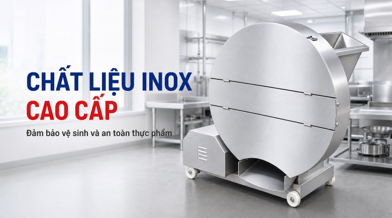 Kết cấu inox chắc chắn, thuận tiện vệ sinh
