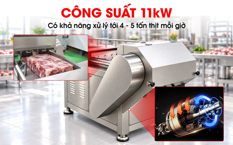Hiệu suất cao với công suất 11kW