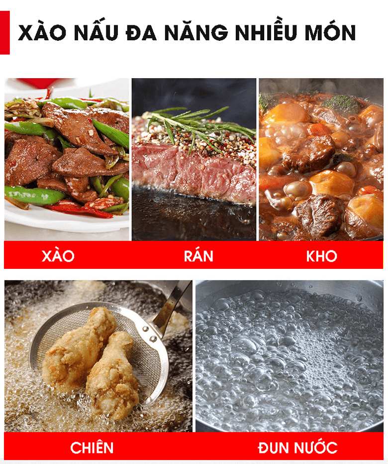 Đun nấu đa dạng