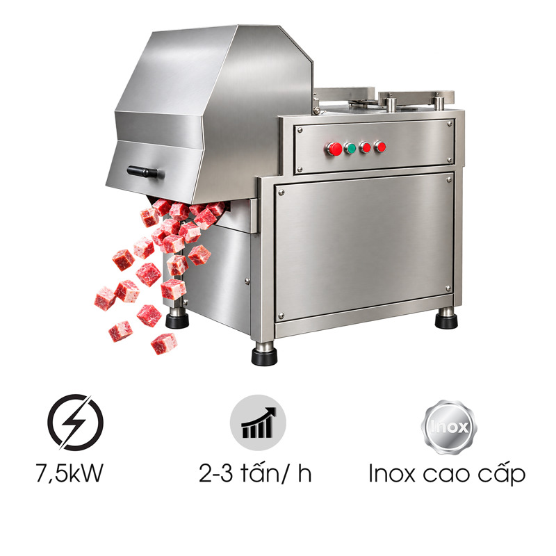 Máy chặt thịt mỡ đông lạnh QK-2000