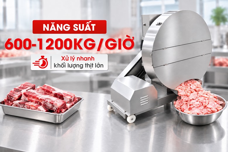Năng suất lên đến 1200kg/giờ, nâng cao hiệu quả sơ chế