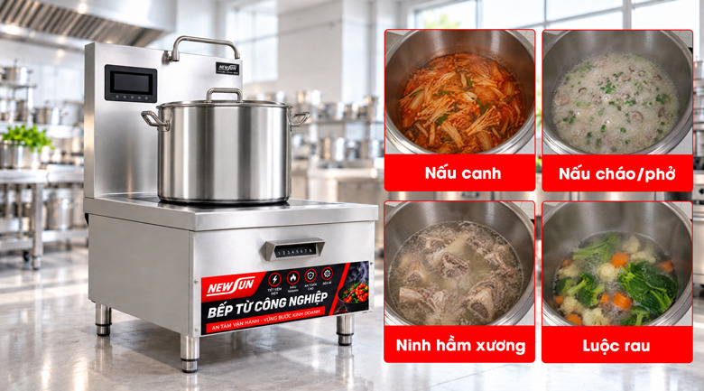 Chế biến đa dạng món ăn
