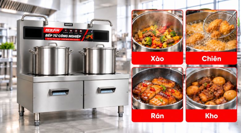 Chế biến đa dạng nhiều món ăn